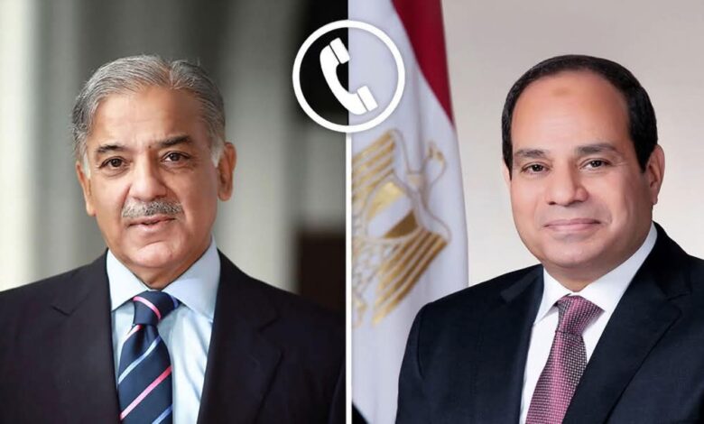 الرئيس عبد الفتاح السيسي يتلقى اليوم اتصالاً هاتفياً من رئيس الوزراء الباكستاني شهباز شريف 1 FB IMG 1747757969295