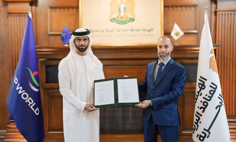 موانئ دبي العالمية والهيئة العامة للمنافذ البرية والبحرية السورية توقعان مذكرة تفاهم بقيمة 800 مليون دولار لتطوير ميناء طرطوس ومناطق لوجستية في سوريا 1 IMG 20250518 WA0065