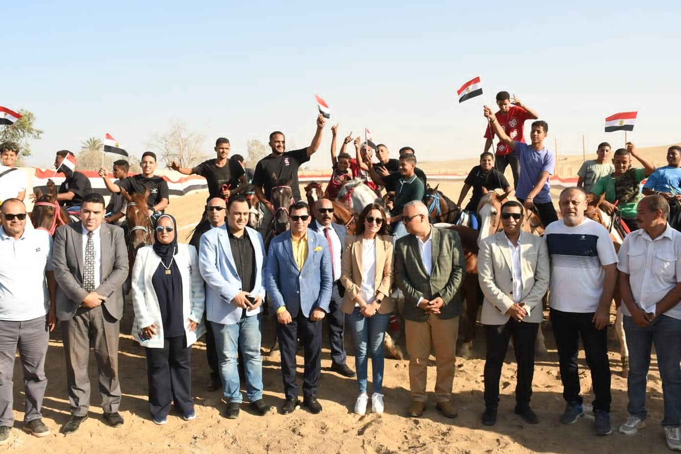 وزير الشباب والرياضة يشهد إنطلاق مهرجان الألعاب الشعبية والتراثية والبيئية بنادي أبو الهول بالجيزة